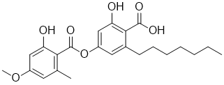 Chemical structure of sphaerophorin